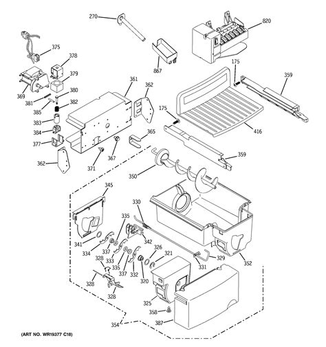 ge k427& electrical box|ge ice maker parts.